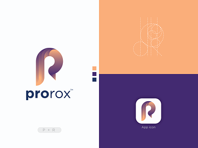 PR Letter Logo Concept