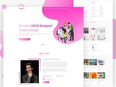 Personal Portfolio PSD Template