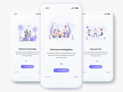 Travel App On Boarding Screen
