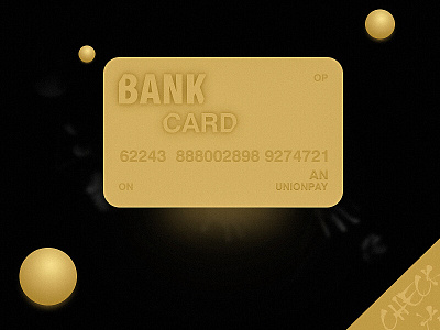 Bank Card design uiux