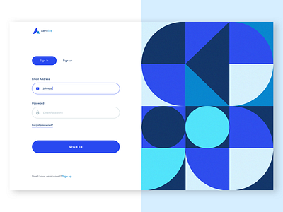 Sign In UI clean color design log in pattern register sign in sign up ui ux