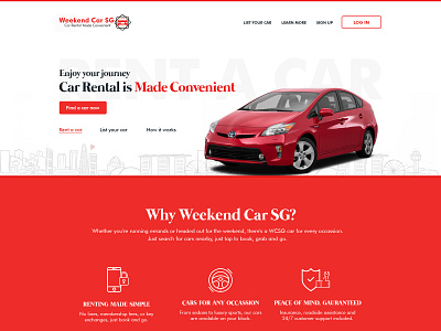 Car Rental Landing Page black car app car interface car rental how it works save expense