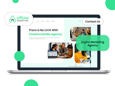 Aflow Marketing adobe xd digital marketing marketing ui design user interface web design web ui design