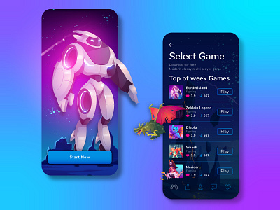 Mobile Games designs, themes, templates and downloadable graphic elements  on Dribbble