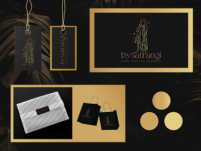 bySatrangi adobe illustrator clothing brand logo design graphic design illustration logo logo design