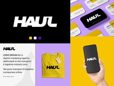Haul adobe illustrator digital marketing logo graphic design illustration logo logo design logotype