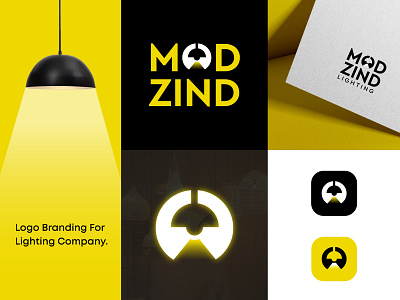 Mod Zind graphic design wordmark logo
