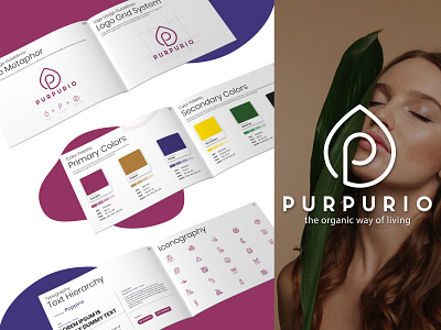 Purpurio business stationary corporate brand identity