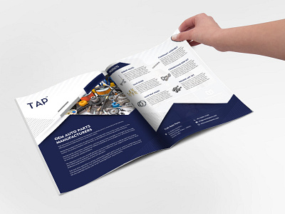 Brochure auto parts bi fold brochure online auto parts