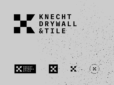 KNECHT DRYWALL branding design logo typography