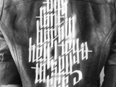 666 666 death death metal font jacket lettering metal skine spray type typography