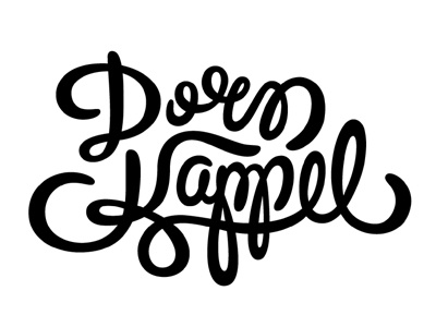 Dornkappel bw dornkappel juicy lettering logo script scripty swoosh typo typography