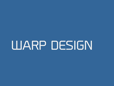 Warp Design design fictional logo motiongraphic studio