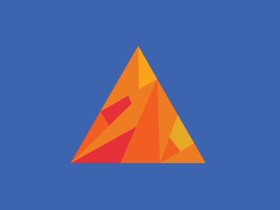 Akshay Chauhan Logo concept logo pyramid