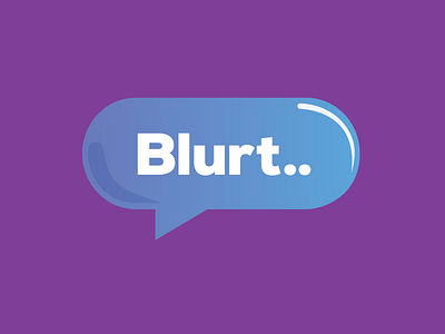 Blurt app icon branding icon logo