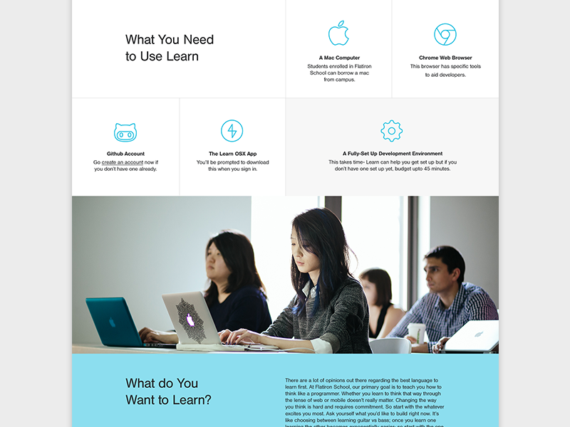 Learn Landing Page By Hope Reagan On Dribbble