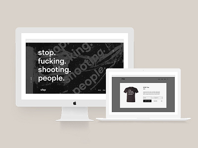 SFSP website digital ecommerce minimal modern responsive shop web design website
