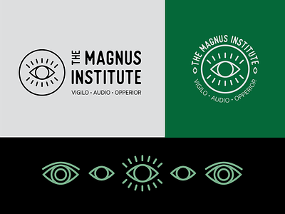 The Magnus Institute Logo eye eye logo logo logo exploration logodesign podcast logo podcasts the magnus archives the magnus archives