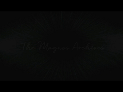 The Magnus Archives TV Intro after effects aftereffects credit sequence motion design motion graphics design motiongraphics podcasts tv intro