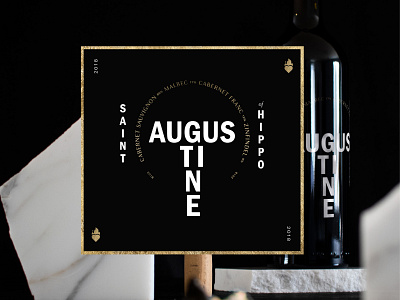 st. augustine — label branding graphic design icon label logo mark packaging photography type typography wine