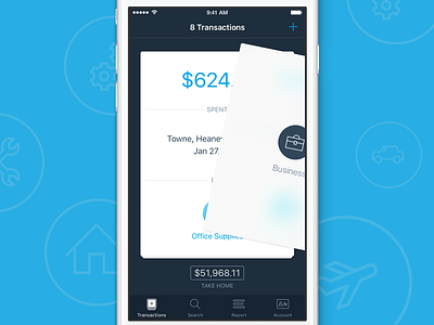 Xero TaxTouch app consulting interface ios iphone ui xero