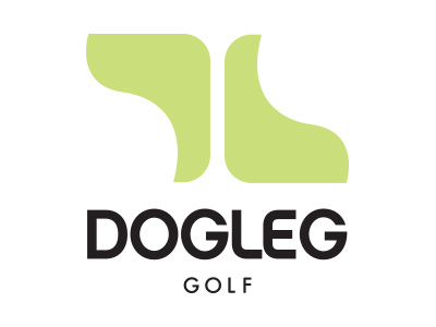 DOGLEG Golf Identity branding golf identity logodesign