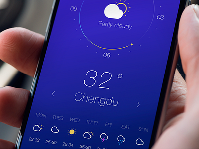 Weather App Concept app concept weather
