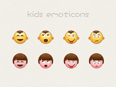kids emoticons