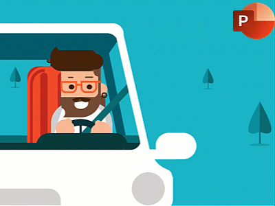 Road Trip Animation in PowerPoint