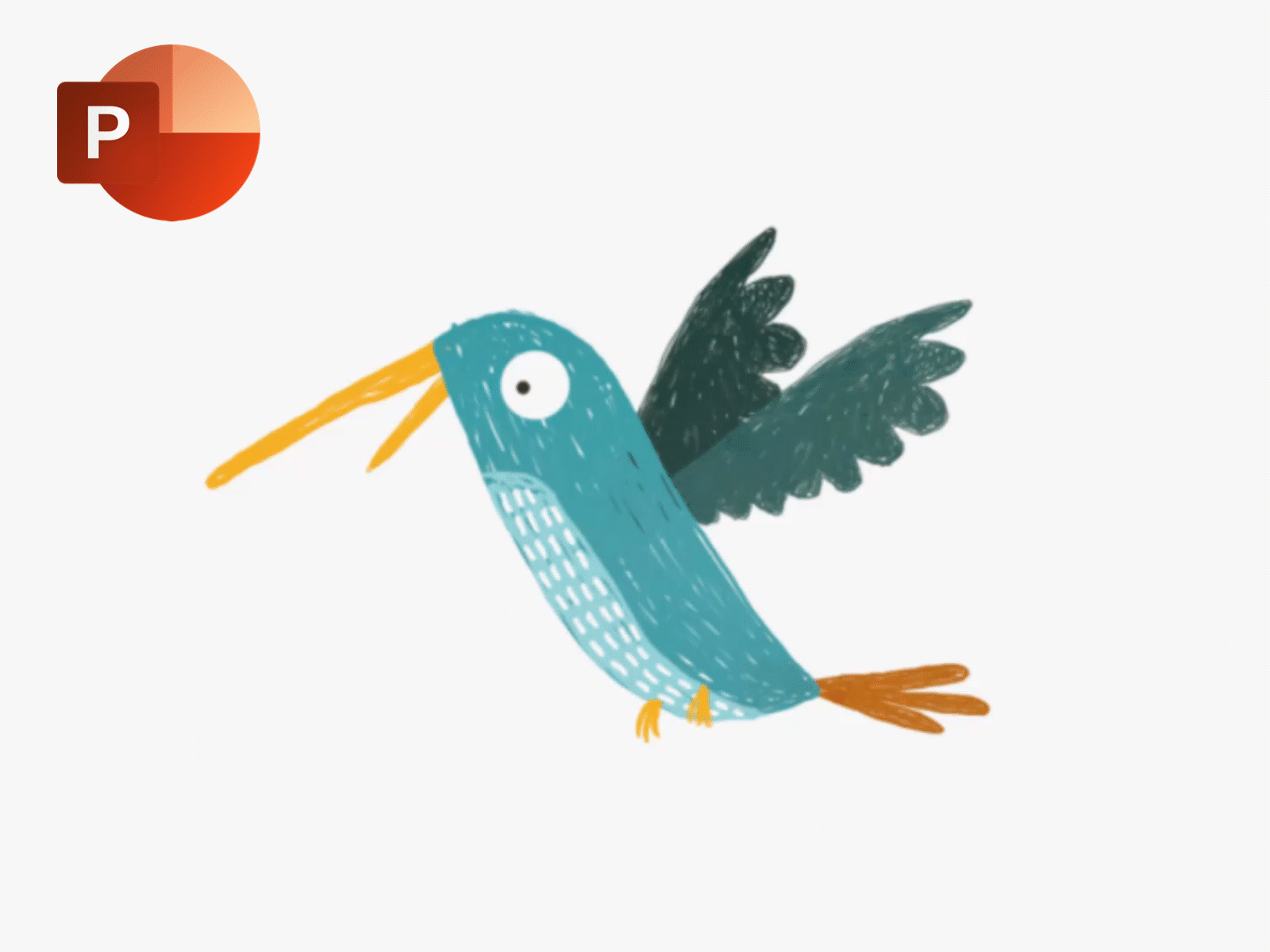 Humming Bird Animation in PowerPoint
