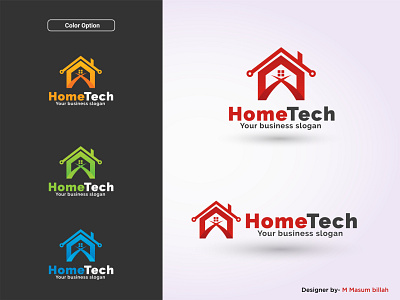 Home Tech Logo Design
