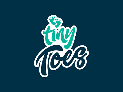 TINY TOES brandidentity branding design graphicdesign illustrator logo logo design logodesign perth designer vector