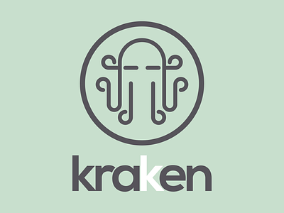 Kraken logo development branding logo design logo development melbourne designer