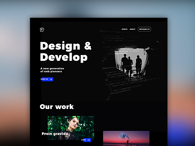 Design & Develop clean colourful design develop hire homepage multiply photography ui ux webdesign website