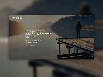 Independent advice, wherever you are clean corporate design desktop photo responsive scroll ui ux website white space