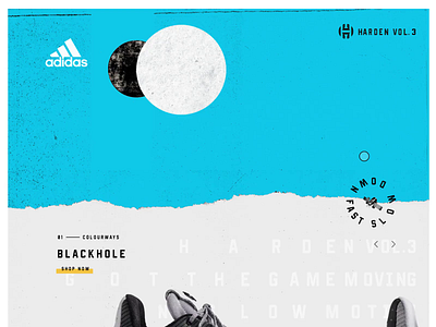 Adidas Harden Vol.3 adidas animated basketball landing page stop motion ui ux webdesign website