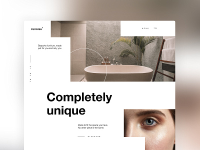 Completely unique carousel clean contemporary corporate design homepage lifestyle lookbook ui webdesign website