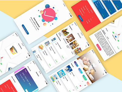 Online supermarket app concept - Biggmart biggmart minimalism ui uidesign ux uxdesign