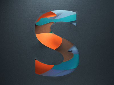 Letter S design type typo typography visual