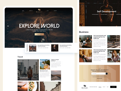 Michael Preston Blog Website Design blog design website website design