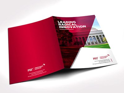 Leading Radical Innovation brochure design brochure mockup photoshop print design