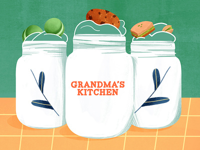 Grandma's Kitchen [3/3] cookie cookies jar jars kitchen stash table yummy