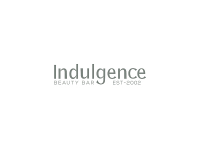 Indulgence Beauty bar Logo cmyk creative design illustration logo simple unique
