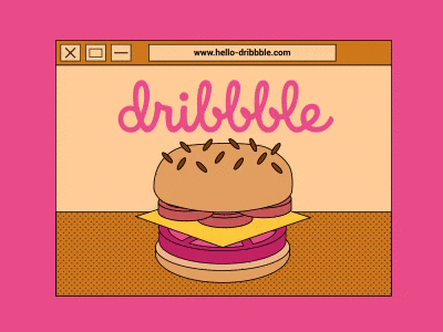 Hello Dribbble ! debut first illustration shot