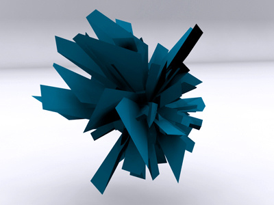 Element abstract blue cgi design graphic