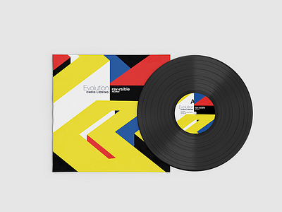 RAVERSIBLE RECORDS color géométrique label liebing musique records techno