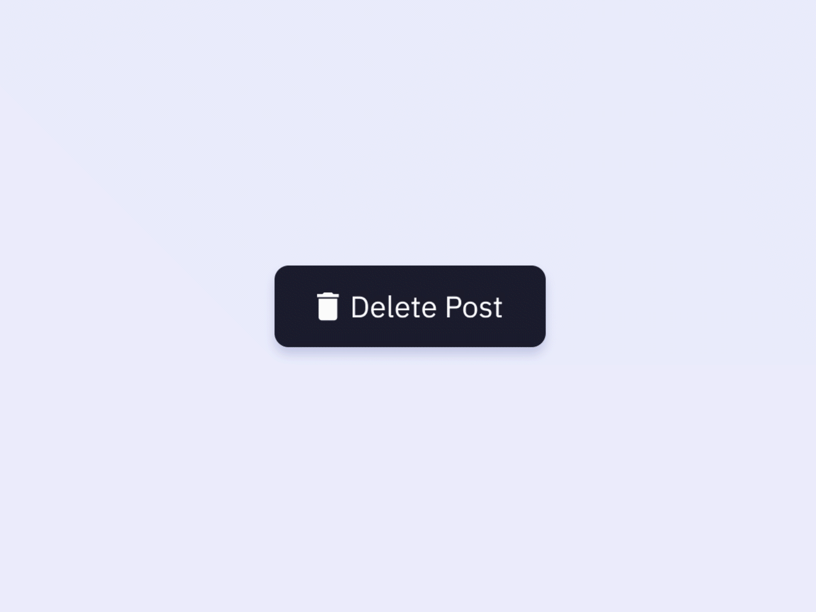 Delete Button - Micro interaction design
