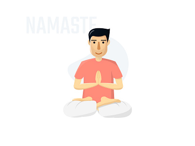 Namaste-Illustration