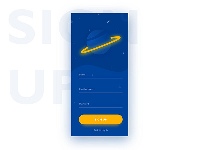 Sign Up page - #dailyui - 001