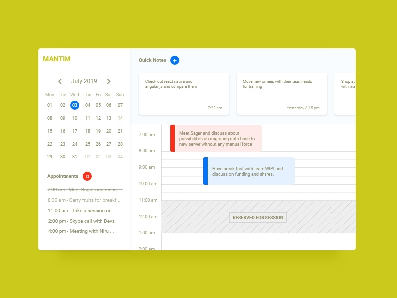 Schedule - #dailyui - 071 schedule blue red dashboad colors typogaphy digital art ux app app design graphic design graphics daily ui daily challange dailyui uiux ui design mumbai india